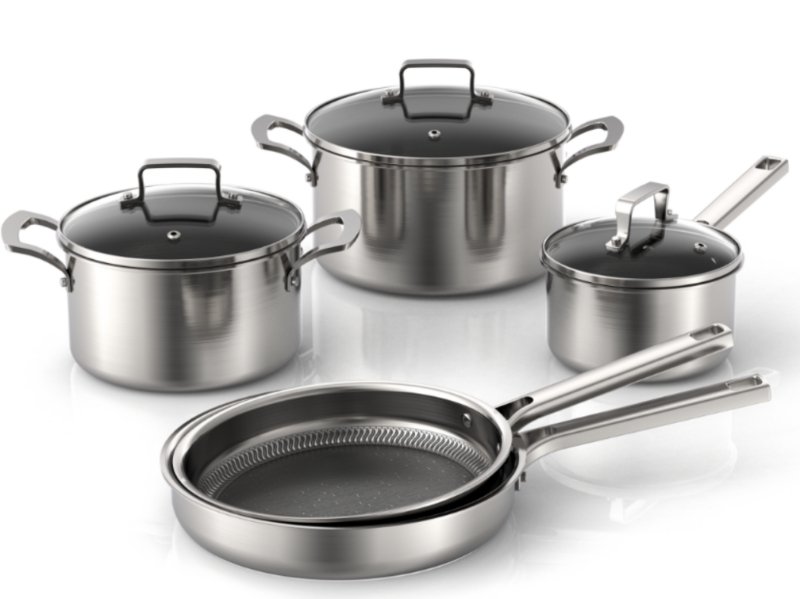 Stainless steel cookware set
